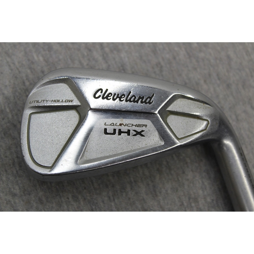 Cleveland Golf Club Mens Silver Launcher UHX 7 Iron Utility Hollow Steel Shaft